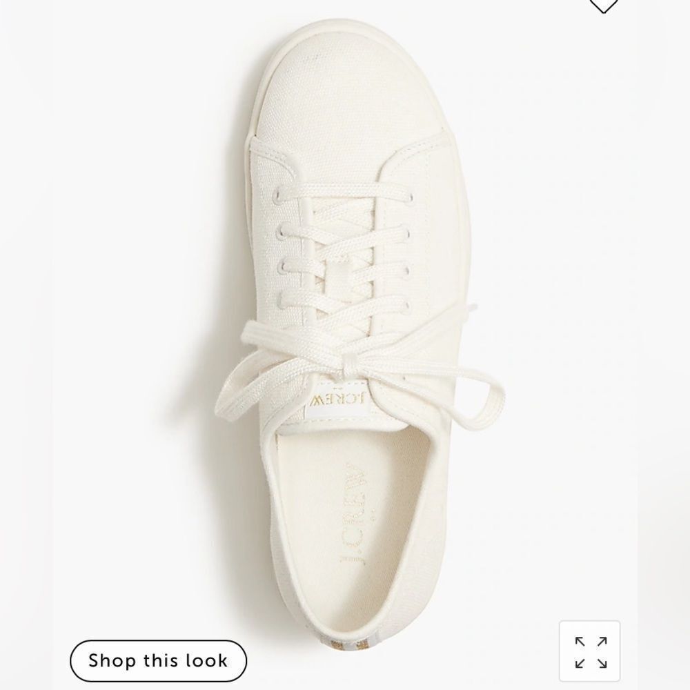 J. Crew Platform sneakers with stripe - Picture 2 of 9